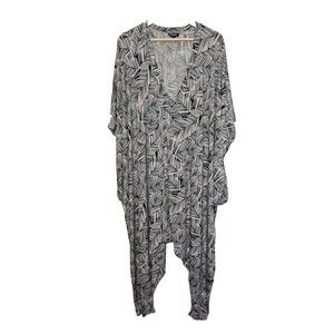 BIDDELL Playsuit XS Black White Oversized Unisex Hand Pockets Lightweight Fun